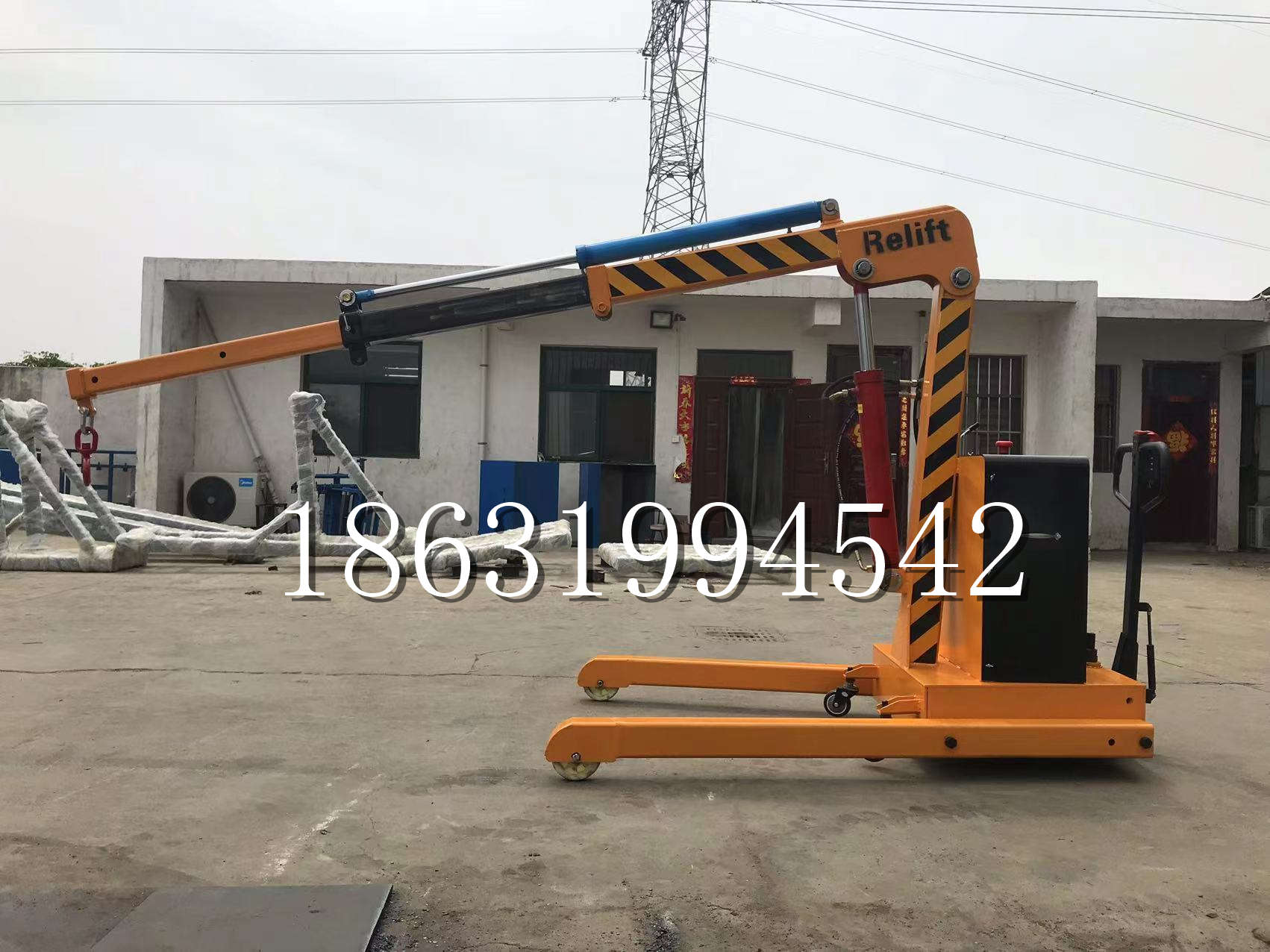 高邑县久征定做3吨三轮随车吊 农用园林绿化移树吊 平板工程用小吊机