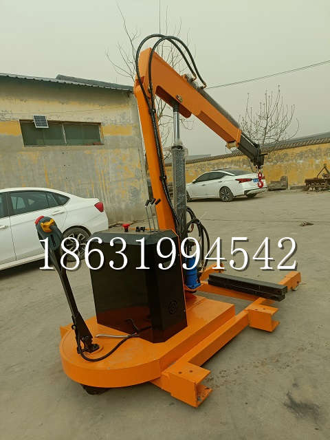 高邑县自卸车厢随车吊 自制轮式四不像起重机 四驱平板吊 5吨 贵盛